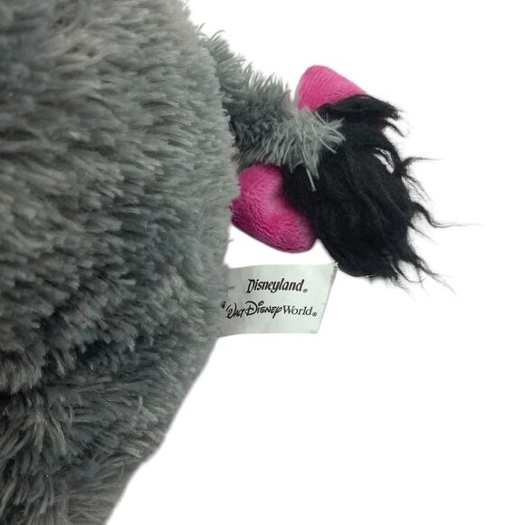 Disney Parks Exclusive Eeyore Plush Stuffed Animal 9" Gray & Pink - Picture 3 of 11